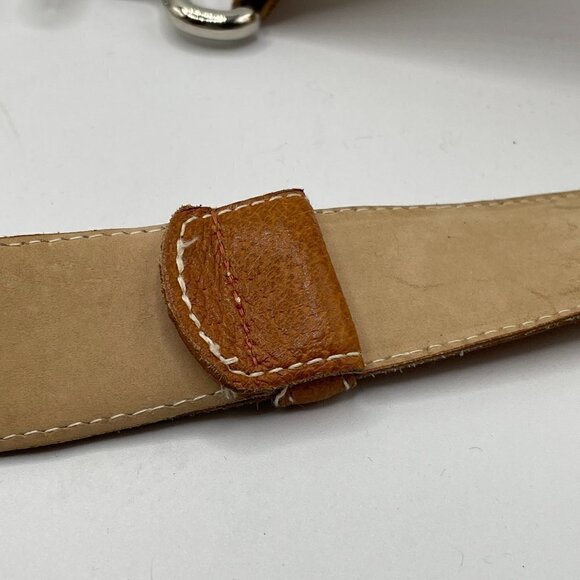 Vintage Donna Karan DKNY Adjustable Brown Leather Toggle Buckle Women\'s Belt M/L main image 4